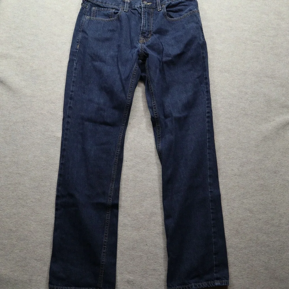 Old Navy Straight Leg Jeans 33x32 Dark Wash Denim Classic 5-Pocket Cotton